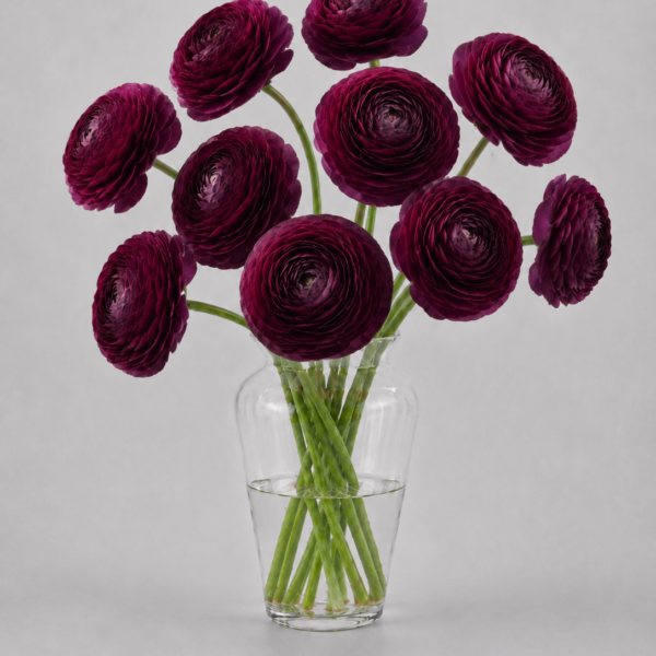 Burgundy Ranunculus