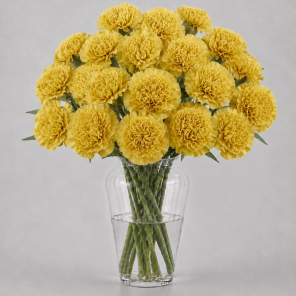 Mustard Carnations